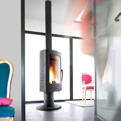Piec wolnostojący 12 kW PHAROS antracyt