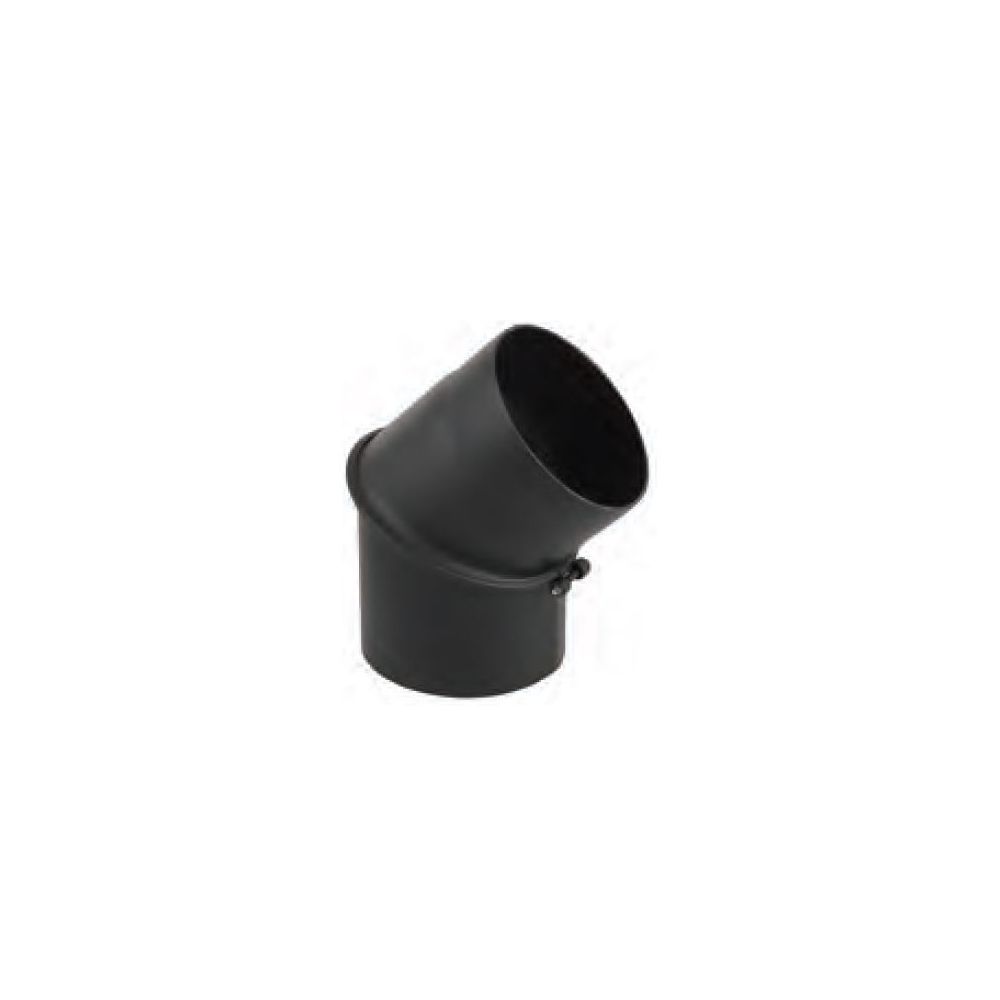 Kolano nastawne czarne 45* gr. 2mm 