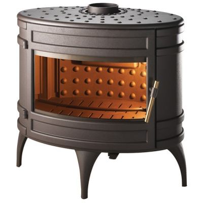 Piec wolnostojący 12 kW MANDOR antracyt