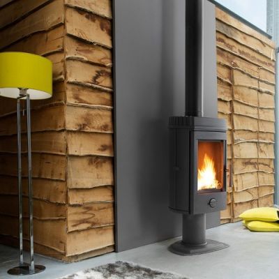 Piec wolnostojący 10 kW MAIRY antracyt