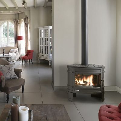 Piec wolnostojący 12 kW ANGOR antracyt