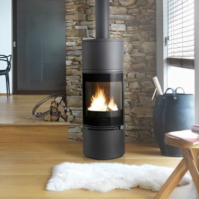 Piec wolnostojący 6 kW ALCOR antracyt