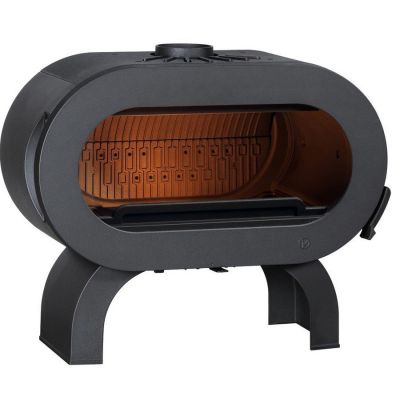 Piec wolnostojący 10 kW FIFTY ARCHE antracyt