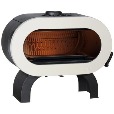 Piec wolnostojący 10 kW FIFTY ARCHE kremowa emalia
