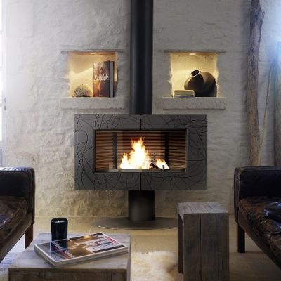 Piec wolnostojący 12 kW SYMPHONIA antracyt