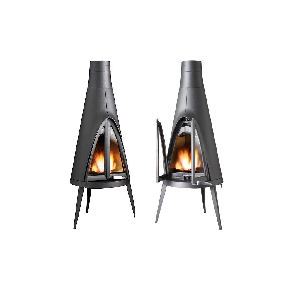 Piec wolnostojący 10 kW TIPI antracyt