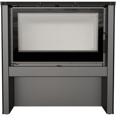 Wkład kominkowy 12 kW JUNO panel czarny