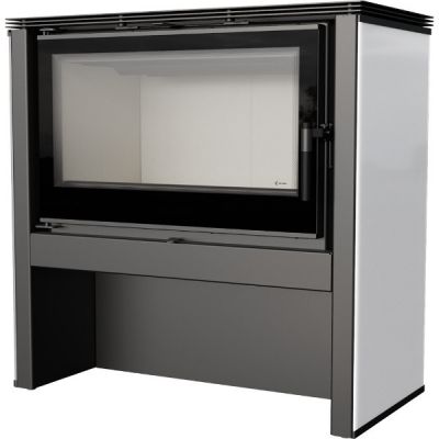 Wkład kominkowy 12 kW JUNO panel biały
