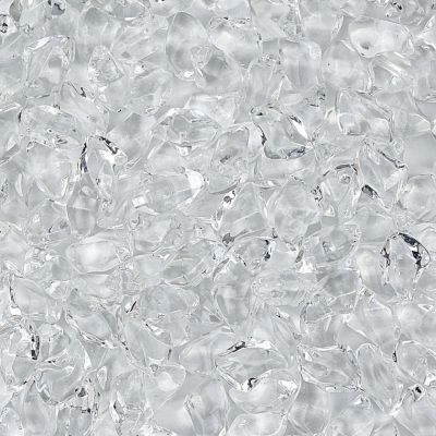 Kamyki ozdobne FIRE GLASS - kryształ transparentny