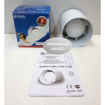 Wentylator kanałowy EURO standard DOSPEL