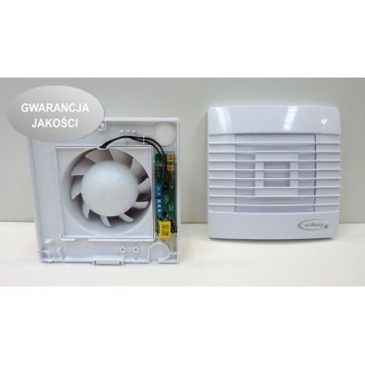 Wentylator osiowy PRESTIGE 100 ZG HS żaluzja + higrostat airRoxy