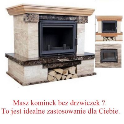 Drzwiczki kominkowe do wkładu ZUZIA/ERYK 652x515mm