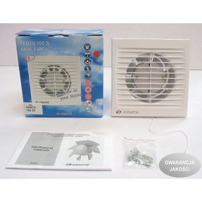 Wentylator osiowy SV wyłącznik sznurkowy VENTS