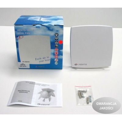 Wentylator osiowy LDTH wyłącznik czasowy + higrostat VENTS