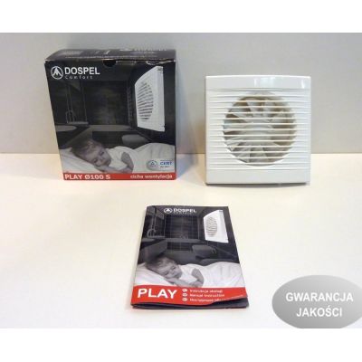 Wentylator osiowy PLAY CLASSIC fi 100 S standard DOSPEL