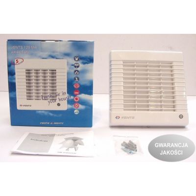 Wentylator osiowy MA automatyczna żaluzja VENTS