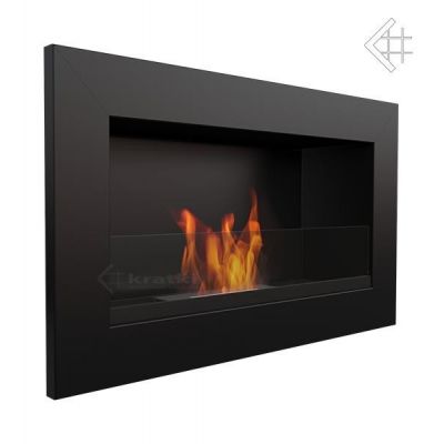 Biokominek GOLF CZARNY Z SZYBĄ  648x374mm
