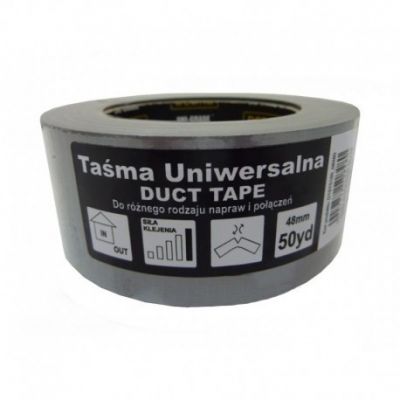 Taśma uniwersalna szara DUCT TAPE 48mmx50yd MOCNA