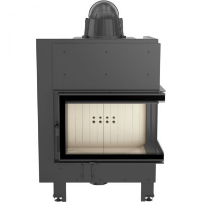 Wkład kominkowy 10 kW MBM P BS prawy (szyby łączone bez szprosa)