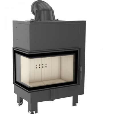 Wkład kominkowy 10 kW MBM L BS lewy (szyby łączone bez szprosa)
