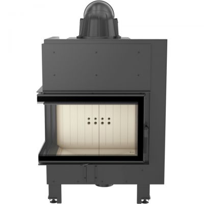 Wkład kominkowy 10 kW MBM L BS lewy (szyby łączone bez szprosa)