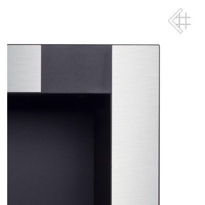 Biokominek GOLF czarny QUBE 648x374mm
