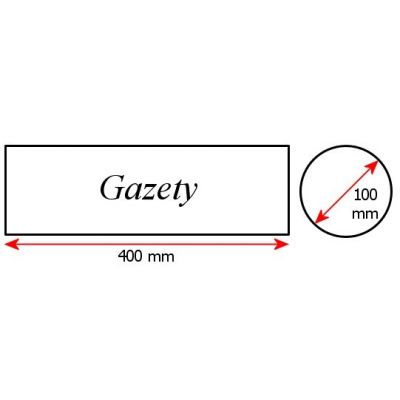 Gazetnik okrągły 2 kolory