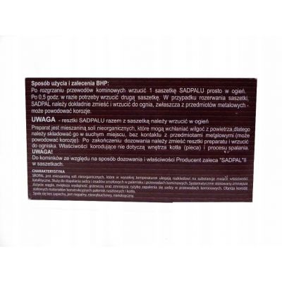 SADPAL II do czyszczenia kominków i pieców 10 x 100g