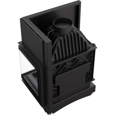 Wkład kominkowy 12 kW ZUZIA ECO prawy DECO szyby łączone bez szprosu