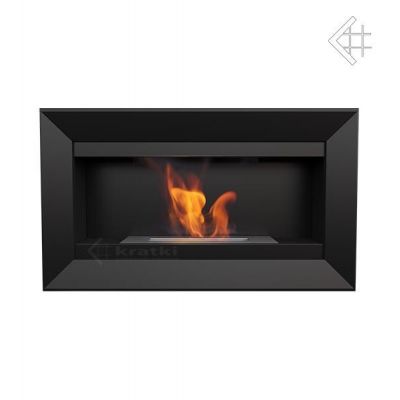 Bbiokominek CHARLIE 855x510 mm  czarny