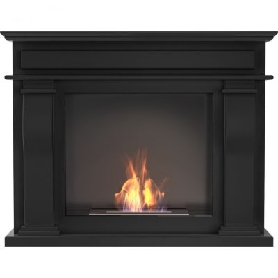Biokominek OCTOBER 1150x959 mm czarny z biopojemnikiem TÜV