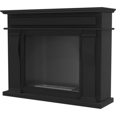 Biokominek OCTOBER 1150x959 mm czarny z biopojemnikiem TÜV
