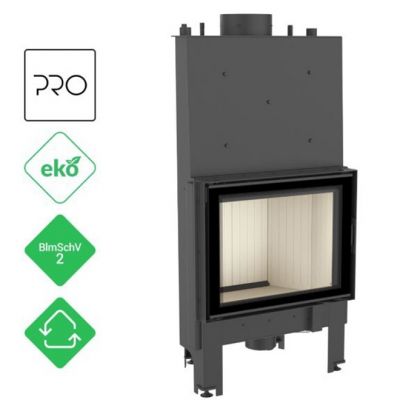 Wkład kominkowy 10 kW NADIA PW 10 W z płaszczem wodnym i wężownicą