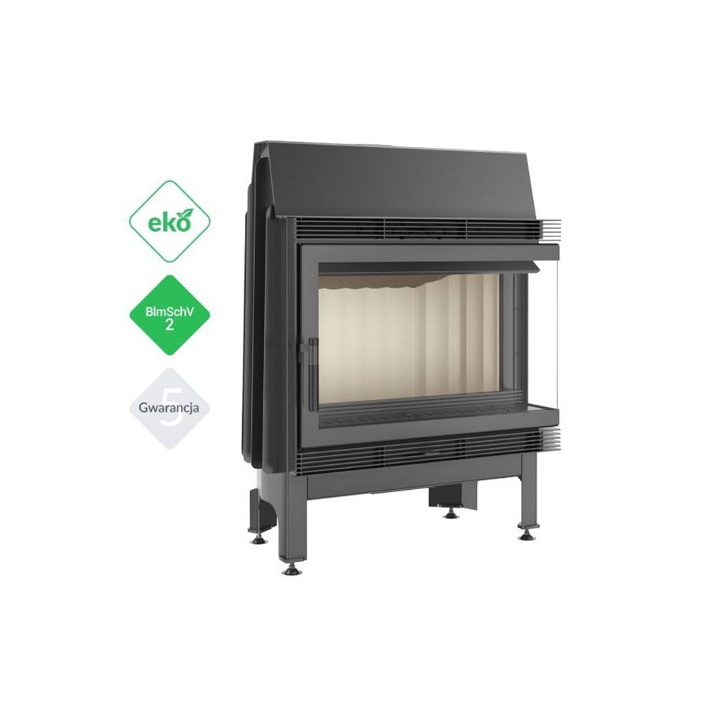 Wkład kominkowy 11 kW BLANKA 670/570 prawy BS (szyby łączone bez szprosu)