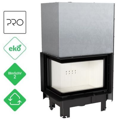 Wkład kominkowy 13 kW MBZ L BS G lewy, gilotyna (szyby łączone bez szprosa)