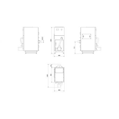 Kocioł na pellet 15 kW BAL EKO 15 MINI