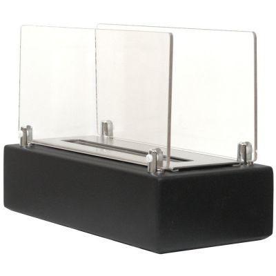 Biokominek wolnostojący UNIFLAM CUBO czarny mat
