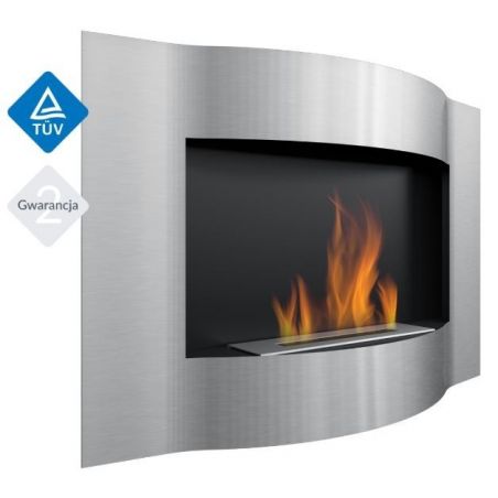 Biokominek LIMA szlifowany 1000x700mm z biopojemnikiem TÜV