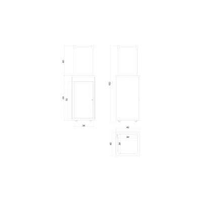 Ogrzewacz gazowy PATIO NATURALI PIETRA GREY - sterowanie manualne