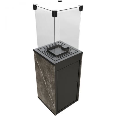 Ogrzewacz gazowy wolnostojący PATIO MINI NATURALI PIETRA GREY - sterowanie manualne