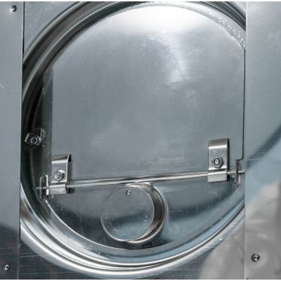 Regulator ciągu kominowego RCW-S z ramką RMS-DW