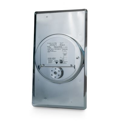 Regulator ciągu kominowego RCW-S z ramką RMS-DW