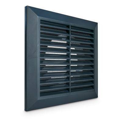 Kratka wentylacyjna 17x17 fi 100 mm GRAFIT T61GR