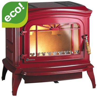 Piec wolnostojący 12 kW BRADFORD czerwona emalia