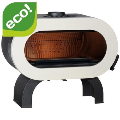 Piec wolnostojący 10 kW FIFTY ARCHE kremowa emalia