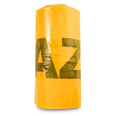 Taśma ostrzegawcza 20cm folia znacznik GAZ żółta