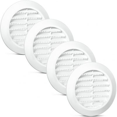 Kratka wentylacyjna okrągła 60mm 03360R - 4 sztuki