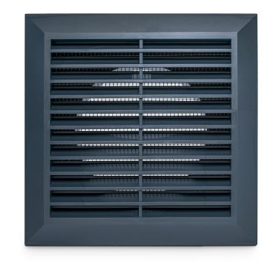 Kratka wentylacyjna 17x17 fi 100 mm GRAFIT T61GR