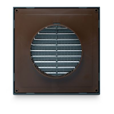 Kratka wentylacyjna 17x17 fi 100 mm GRAFIT T61GR