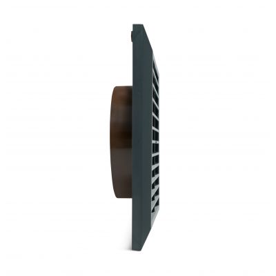 Kratka wentylacyjna 17x17 fi 100 mm GRAFIT T61GR